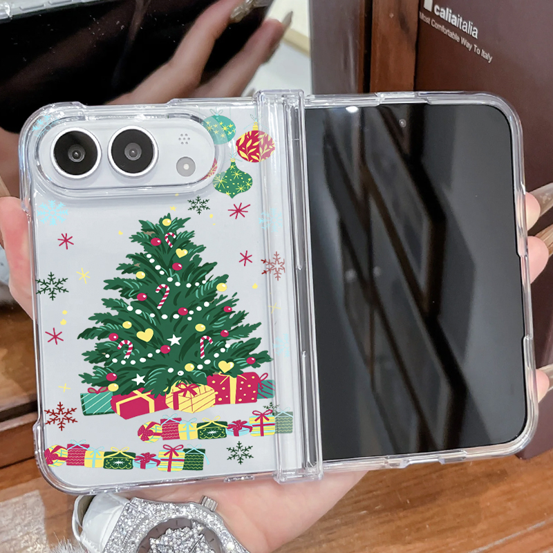 Computer Case - Handyhülle mit Weihnachtsbaum-Muster für iPhone Duo,