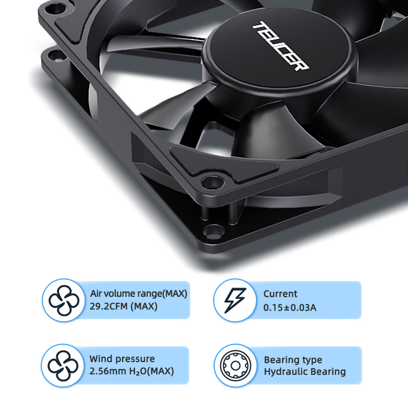 Teucer UT-8015 8 cm Gehäuselüf – Pc Chassis Bewertung und Preis